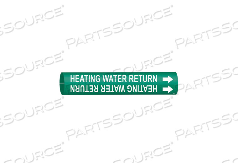 OEM#: 4327-HPIPE MRKR HEATING WATER RETURN 10TO15 IN by Brady Americas