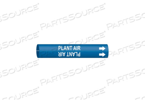 OEM#: 4353-CPIPE MARKER PLANT AIR BL 2-1/2TO3-7/8 IN by Brady Americas