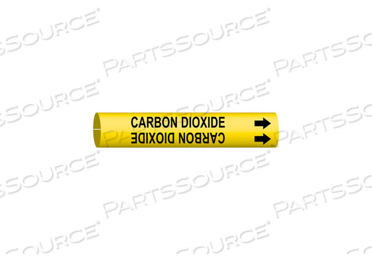 OEM#: 4019-CPIPE MRKR CARBON DIOXIDE 2-1/2TO3-7/8 IN by Brady Americas