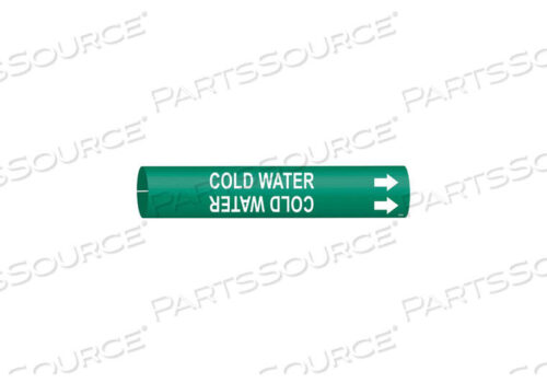 OEM#: 4029-DPIPE MARKER COLD WATER GREEN 4 TO 6 IN by Brady Americas