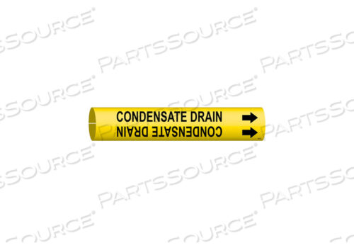 OEM#: 4036-DPIPE MARKER CONDENSATE DRAIN Y 4 TO6 IN by Brady Americas