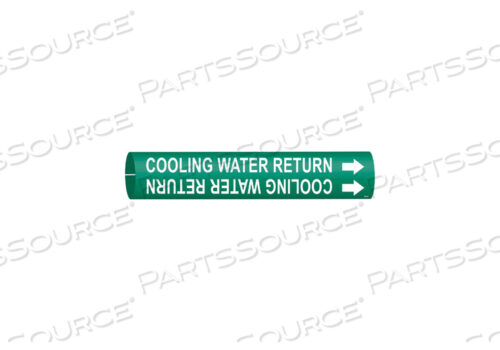 OEM#: 4043-CPIPE MARKER COOLING WATER RETURN GREEN by Brady Americas