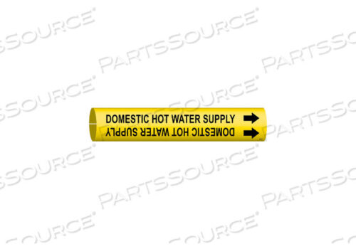 OEM#: 4053-CPIPE MARKER DOMESTIC HOT WATER SUPPLY Y by Brady Americas