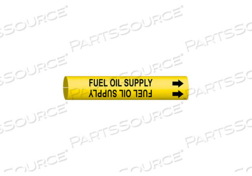 OEM#: 4065-DPIPE MARKER FUEL OIL SUPPLY YEL 4 TO6 IN by Brady Americas