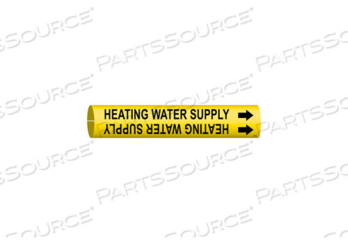 OEM#: 4073-DPIPE MARKER HEATING WATER SUPPLY 4TO6 IN by Brady Americas