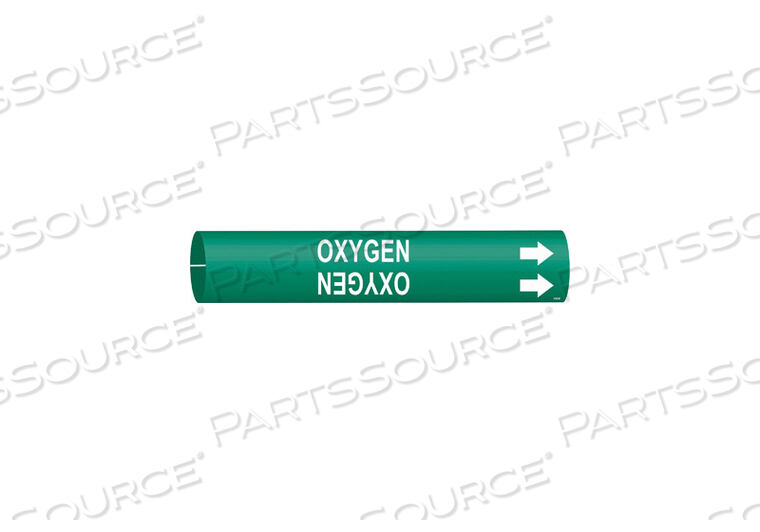 OEM#: 4106-DPIPE MARKER OXYGEN GREEN 4 TO 6 IN by Brady Americas