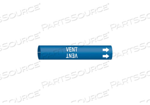 OEM#: 4149-DPIPE MARKER VENT BLUE 4 TO 6 IN by Brady Americas
