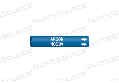 OEM#: 4162-CPIPE MARKER ARGON BLUE 2-1/2 TO 3-7/8 IN by Brady Americas