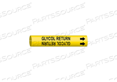 OEM#: 4189-CPIPE MARKR GLYCOL RETURN 2-1/2TO3-7/8 IN by Brady Americas