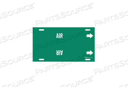 OEM#: 4001-GPIPE MARKER AIR GREEN 8 TO 9-7/8 IN by Brady Americas