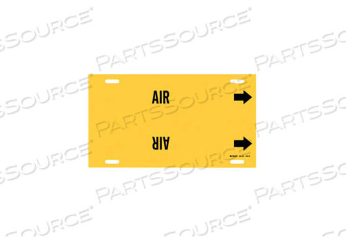 OEM#: 4003-GPIPE MARKER AIR YELLOW 8 TO 9-7/8 IN by Brady Americas
