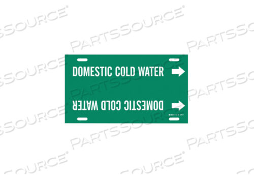 OEM#: 4048-HPIPE MRKR DOMESTIC COLD WATER 10TO15 IN by Brady Americas