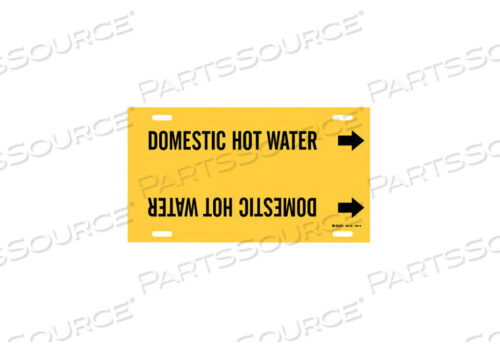 OEM#: 4051-GPIPE MRKR DOMESTIC HOT WATER 8TO9-7/8 IN by Brady Americas