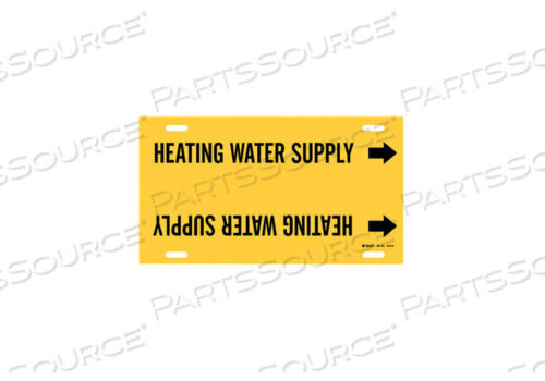 OEM#: 4073-GPIPE MRKR HEATING WATER SUPPLY 8 TO9-7/8 by Brady Americas