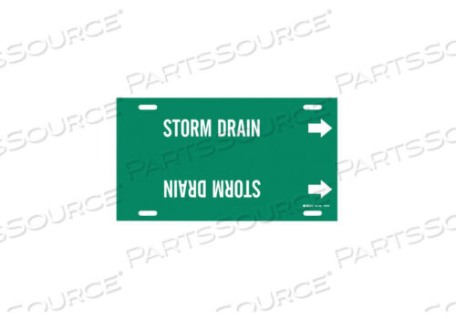 OEM#: 4132-HPIPE MARKER STORM DRAIN GRN 10 TO 15 IN by Brady Americas