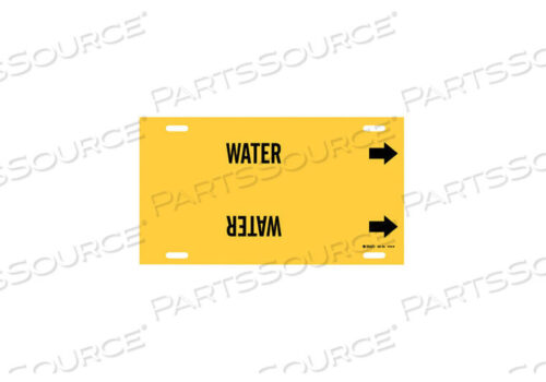 OEM#: 4154-HPIPE MARKER WATER YELLOW 10 TO 15 IN by Brady Americas