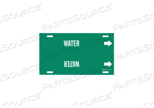 OEM#: 4155-GPIPE MARKER WATER GREEN 8 TO 9-7/8 IN by Brady Americas