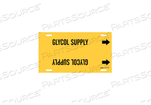 OEM#: 4190-GPIPE MARKER GLYCOL SUPPLY Y 8 TO9-7/8 IN by Brady Americas