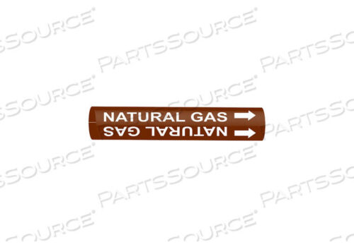 OEM#: 4349-GPIPE MARKER NATURAL GAS BR 8 TO9-7/8 IN by Brady Americas