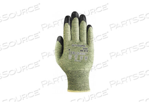 OEM#: 80-813D6133 CUT RESISTANT GLOVES GREEN/BLCK SZ 11 PR by Ansell Healthcare