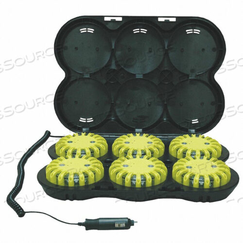 OEM#: PF6P-210R-A-YG8444 RECHARGEABLE LED SAFETY FLARE KIT AMBER by PowerFlare