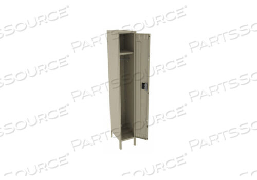 OEM#: STK-121872-1SDWARDROBE LOCKER LVRD 1 WIDE 1 TIER SAND by Tennsco Corp.