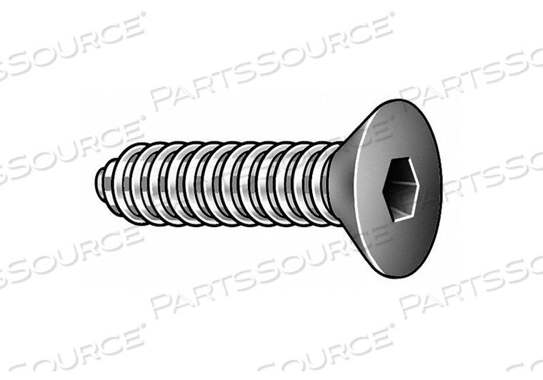 OEM#: 10C75KFCSHCS FLAT ALLOY STEEL #10-24X3/4 PK100 by Kerr Lakeside