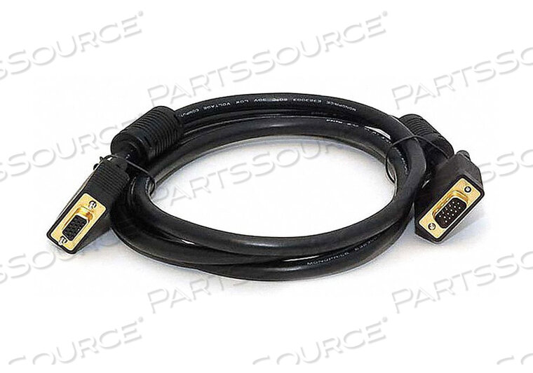 OEM#: 86COMPUTER CORD SVGA (HD15) M TO F 6FT by Monoprice, Inc.