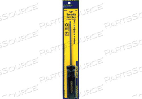 OEM#: 86252TAMPER RESIST SCREWDRIVER TR HEX 1/8X5 by Eazypower