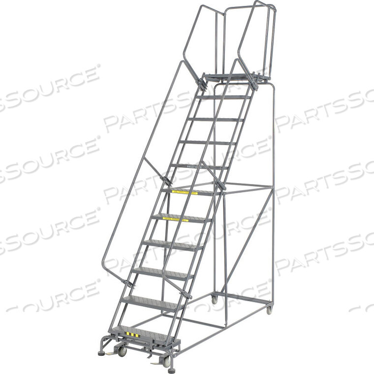 OEM#: FS113221PПЕРФОРИРОВАННАЯ 24W 11 СТУПЕНЧАТАЯ СТАЛЬНАЯ ЛЕСТНИЦА НА РОЛИКЕ 21D ВЕРХНЯЯ СТУПЕНЬКА от Ballymore