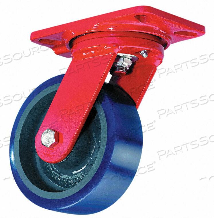 OEM#: S-HS-8SPBSTANDARD PLATE CASTER SWIVEL 1200 LB. by Hamilton