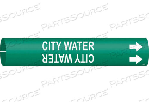 OEM#: 4028-DPIPE MARKER CITY WATER GREEN 4 TO 6 IN by Brady Americas