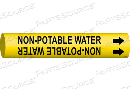 OEM#: 4102-DPIPE MARKER NON-POTABLE WATER Y 4 TO6 IN by Brady Americas