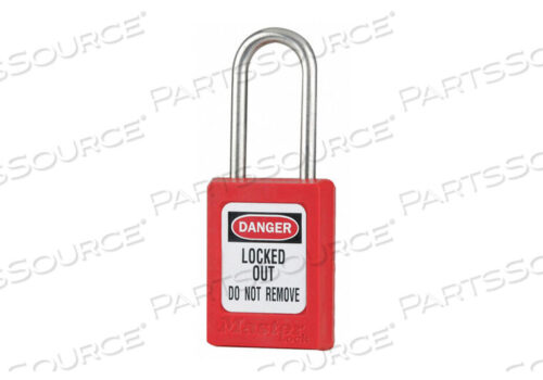 OEM#: S31KAS3REDD5338 LOCKOUT PADLOCK KA RED 1-7/8 H PK3 by Master Lock