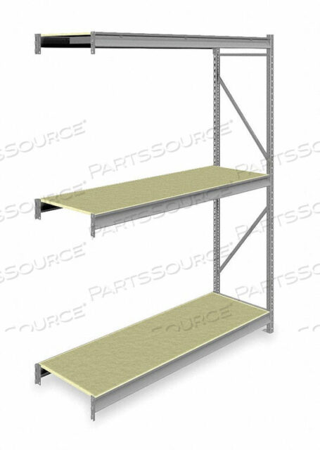 OEM#: 6940BULK RACK ADD-ON 96 H 72 W 24 D GRAY by Tennsco Corp.
