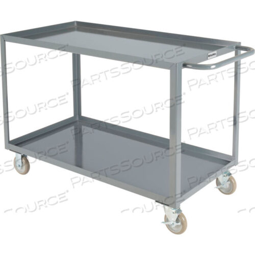 OEM#: GWC-2T-2448WELDED STEEL UTILITY CART, 2 TRAY SHELVES, 24WX48L by Ballymore