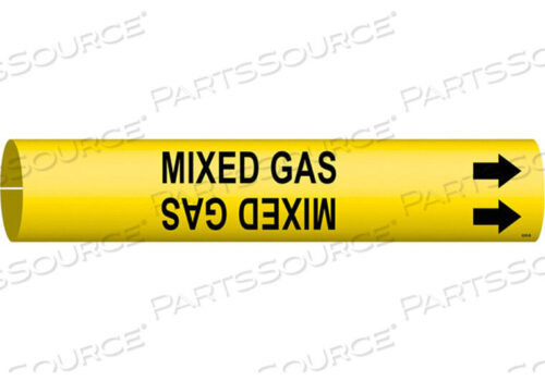 OEM#: 4245-BPIPE MARKER MIXED GAS Y 1-1/2 TO2-3/8 IN by Brady Americas