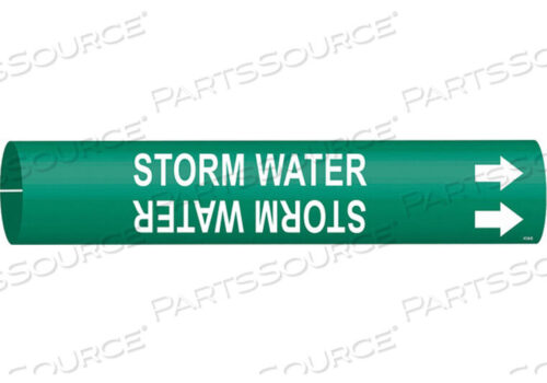 OEM#: 4134-DPIPE MARKER STORM WATER GREEN 4 TO 6 IN by Brady Americas