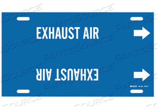 OEM#: 4181-FPIPE MARKER EXHAUST AIR BL 6 TO7-7/8 IN by Brady Americas