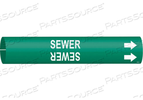 OEM#: 4272-APIPE MARKER SEWER GREEN 3/4 TO 1-3/8 IN by Brady Americas
