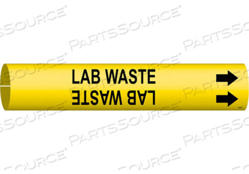 OEM#: 4226-CPIPE MARKER LAB WASTE Y 2-1/2 TO3-7/8 IN by Brady Americas