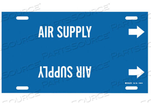 OEM#: 4160-GPIPE MARKER AIR SUPPLY BLUE 8 TO9-7/8 IN by Brady Americas