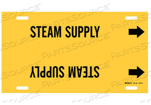 OEM#: 4131-GPIPE MARKER STEAM SUPPLY Y 8 TO9-7/8 IN by Brady Americas