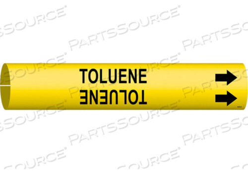 OEM#: 4141-DPIPE MARKER TOLUENE YELLOW 4 TO 6 IN by Brady Americas