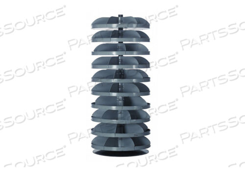 OEM#: 1210-9528 DIAMETER ROTABIN REVOLVING PARTS STORAGE SHELVING CENTER - 10 SHELVES by Durham Manufacturing Company