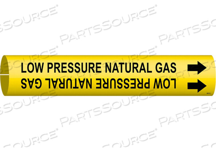 OEM#: 4241-DPIPE MRKR LOW PRESSURE NATURAL GAS 4 TO6 by Brady Americas