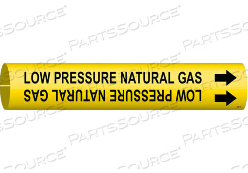 OEM#: 4241-APIPE MARKER LOW PRESSURE NATURAL GAS YEL by Brady Americas