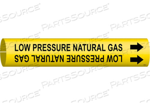 OEM#: 4241-CPIPE MARKER LOW PRESSURE NATURAL GAS YEL by Brady Americas