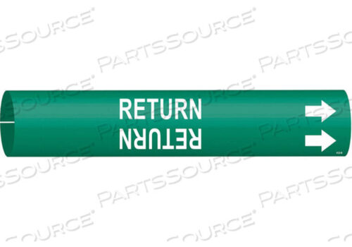 OEM#: 4120-BPIPE MARKER RETURN GRN 1-1/2 TO 2-3/8 IN by Brady Americas