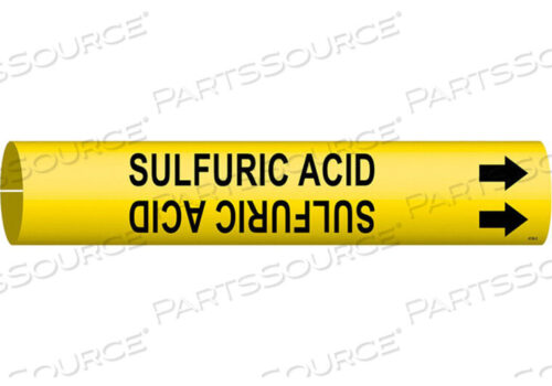 OEM#: 4136-CPIPE MARKR SULFURIC ACID 2-1/2TO3-7/8 IN by Brady Americas